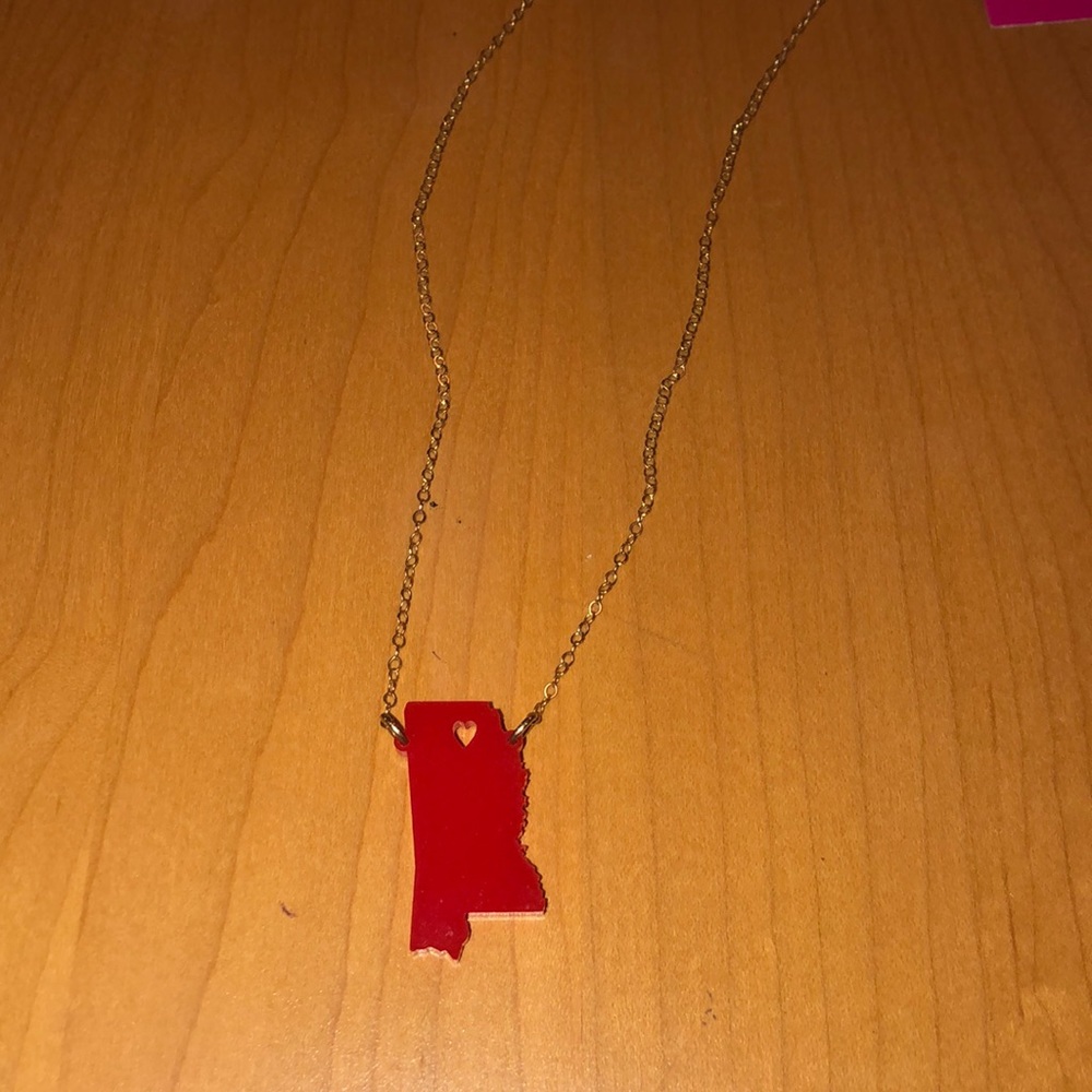 Ole Miss necklace Moon and Lola